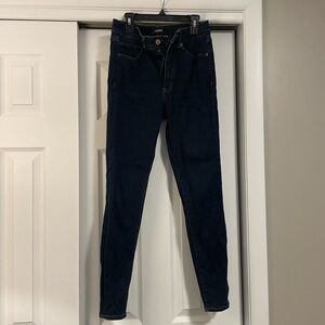 Express skinny jeans 4R high rise